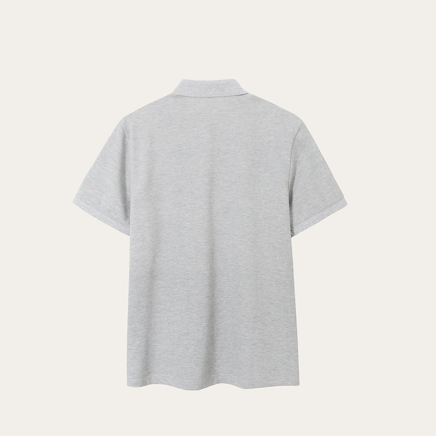 Solid color polo