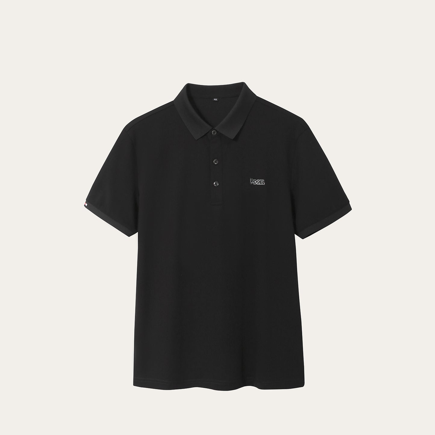 Solid color polo