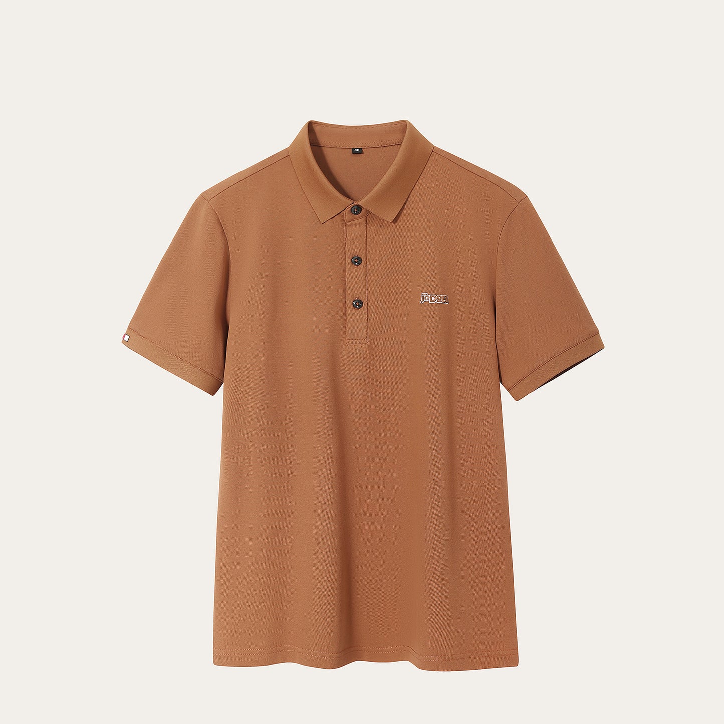 Solid color polo