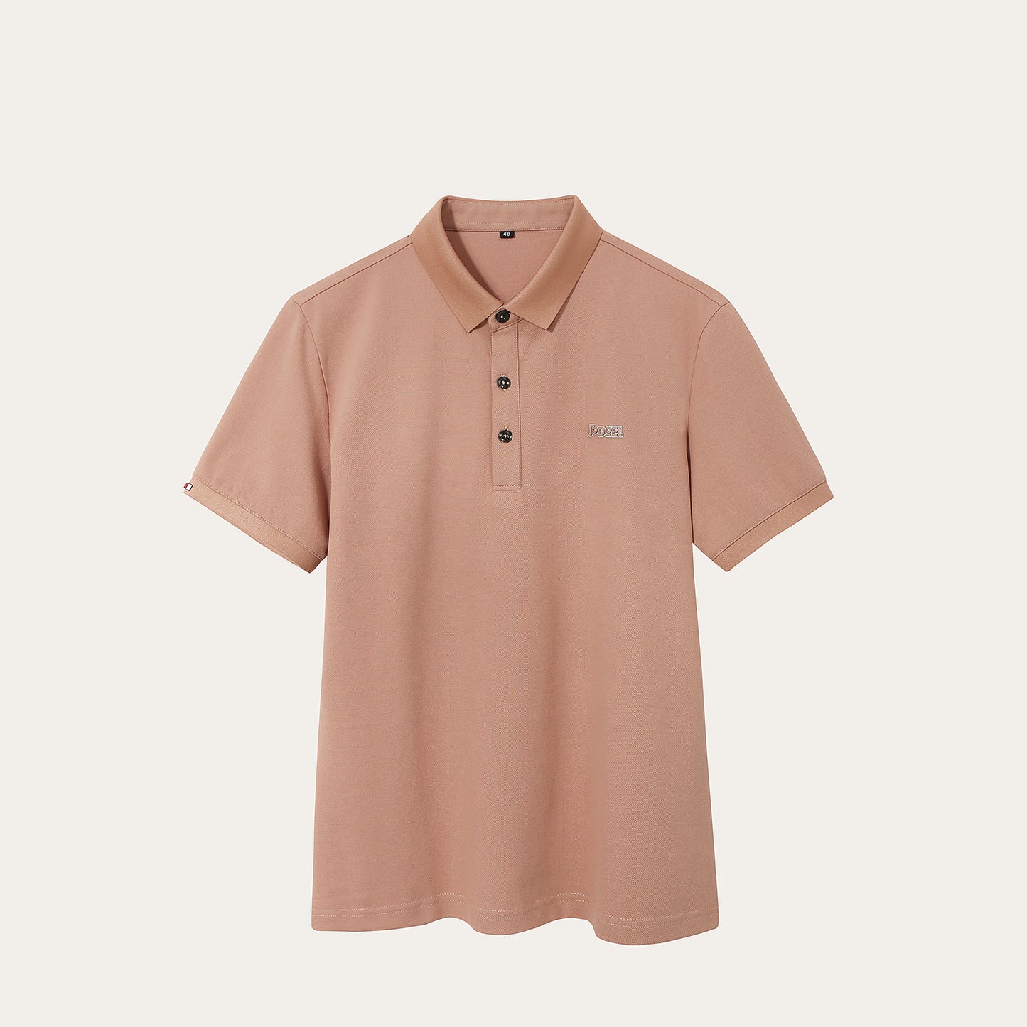 Solid color polo