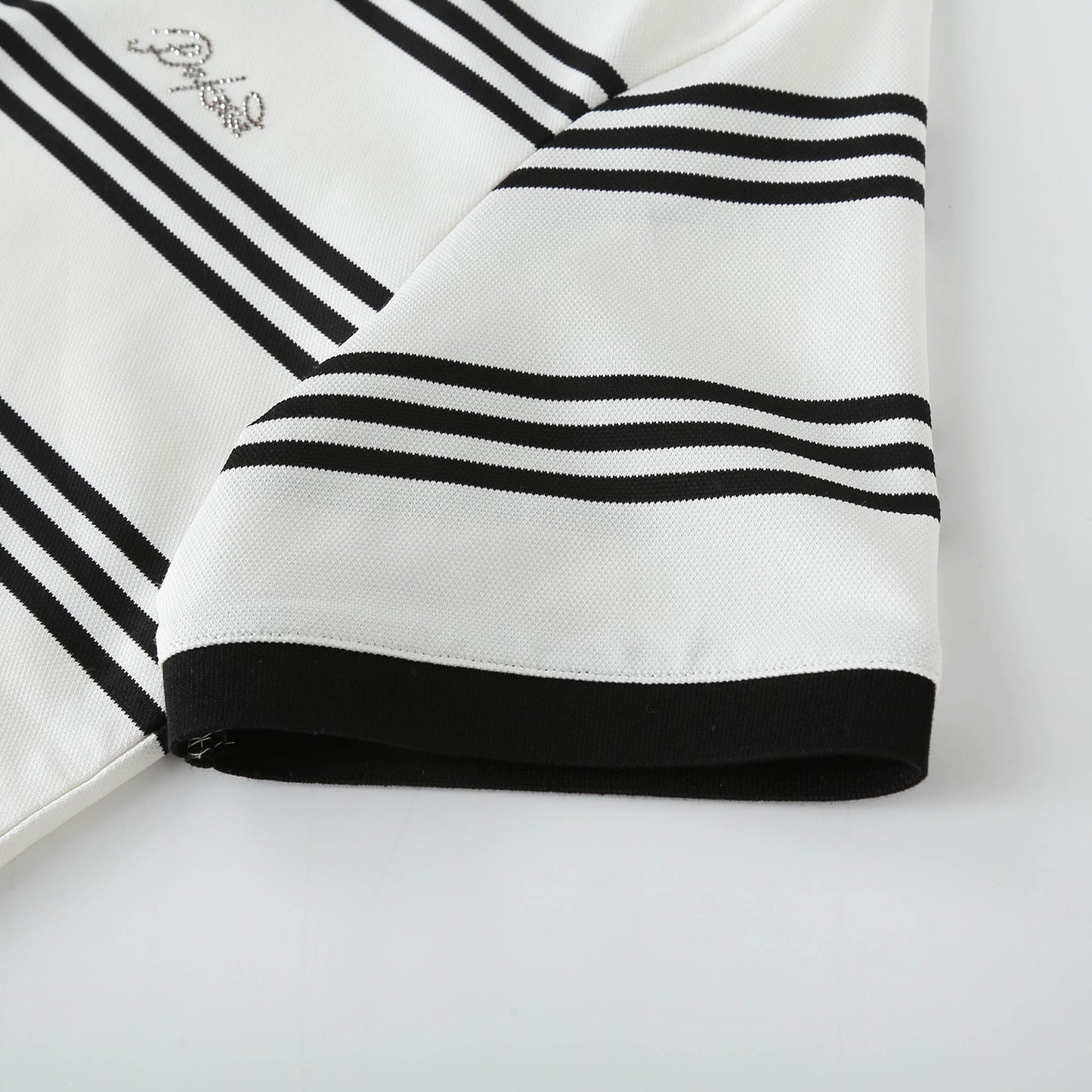 Striped polo shirt