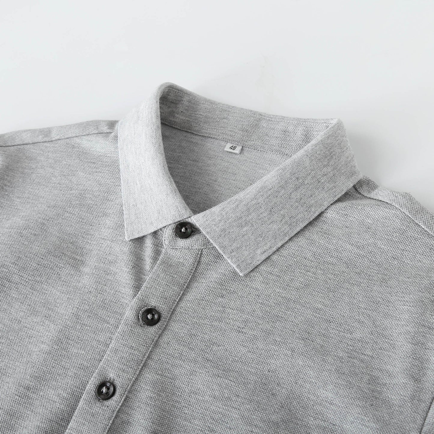 Solid color polo