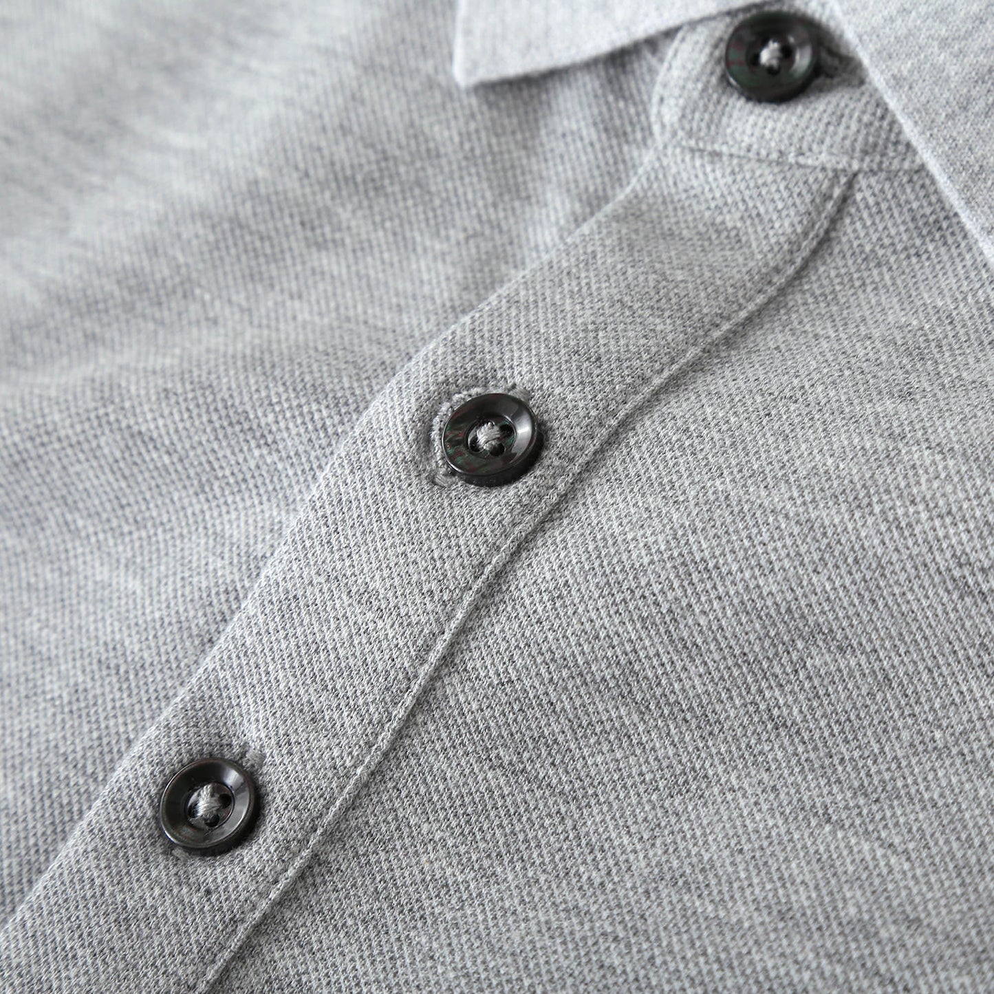 Solid color polo