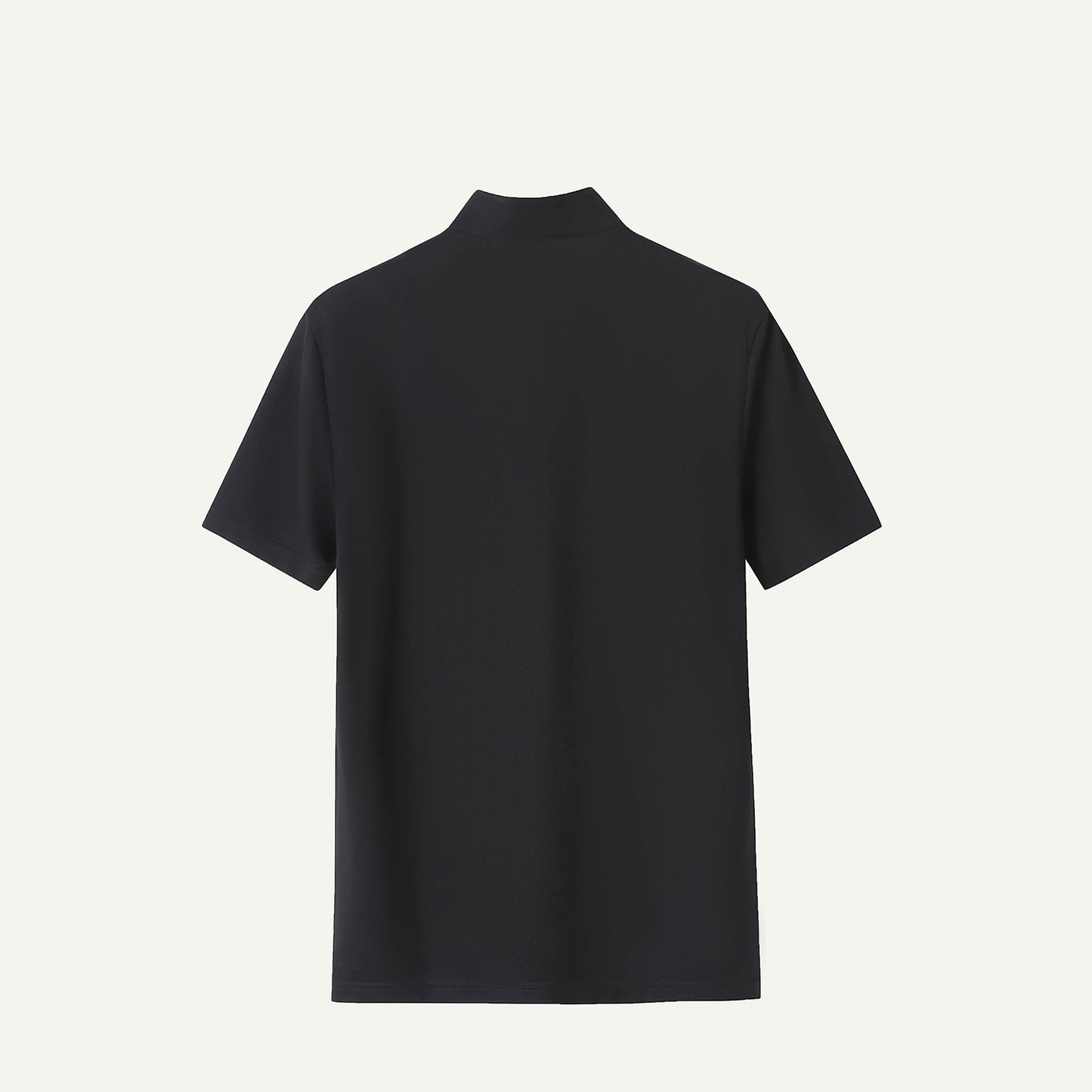 Zipper collar polo