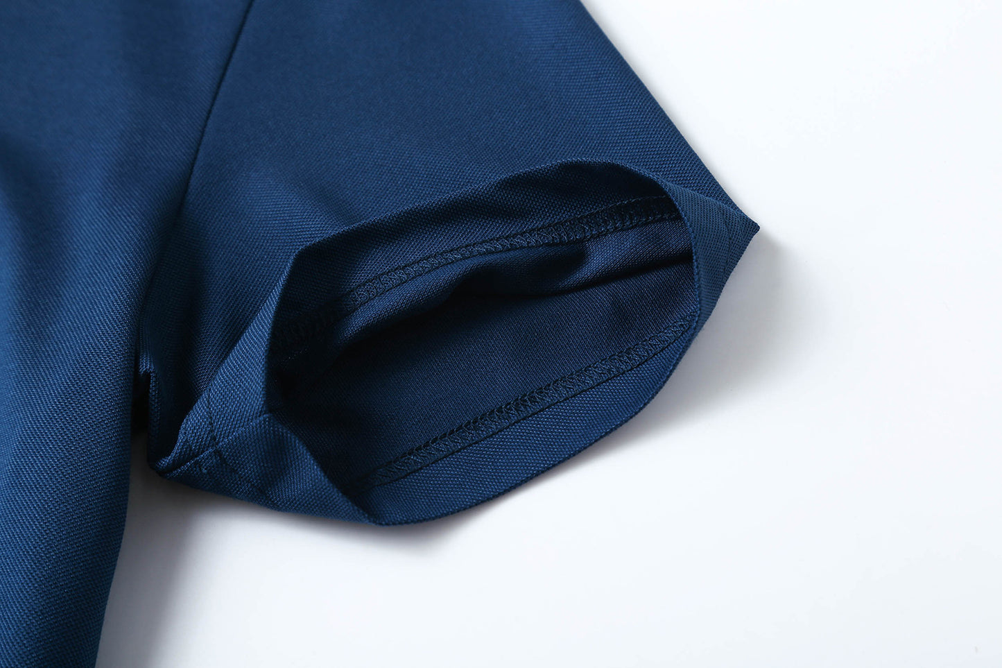 Zipper collar polo
