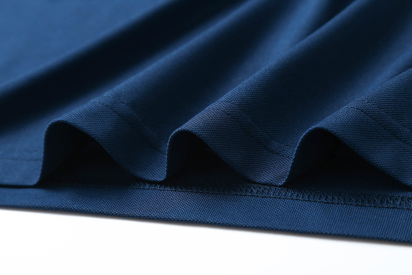 Zipper collar polo
