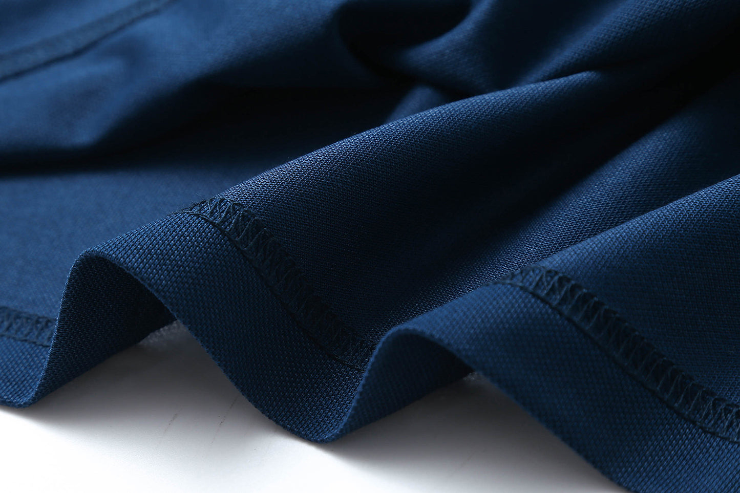 Zipper collar polo