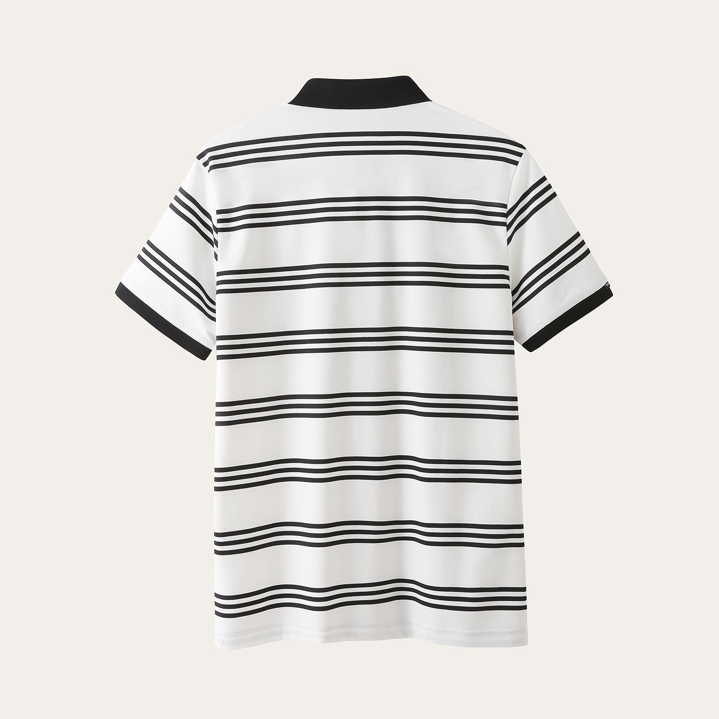 Striped polo shirt