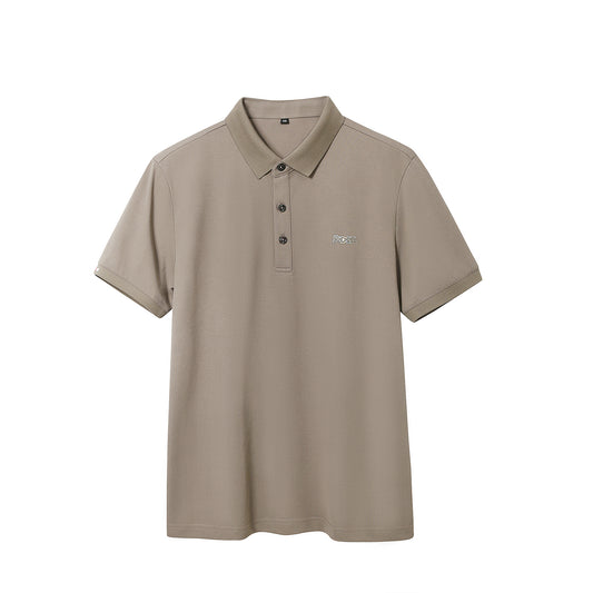 Solid color polo