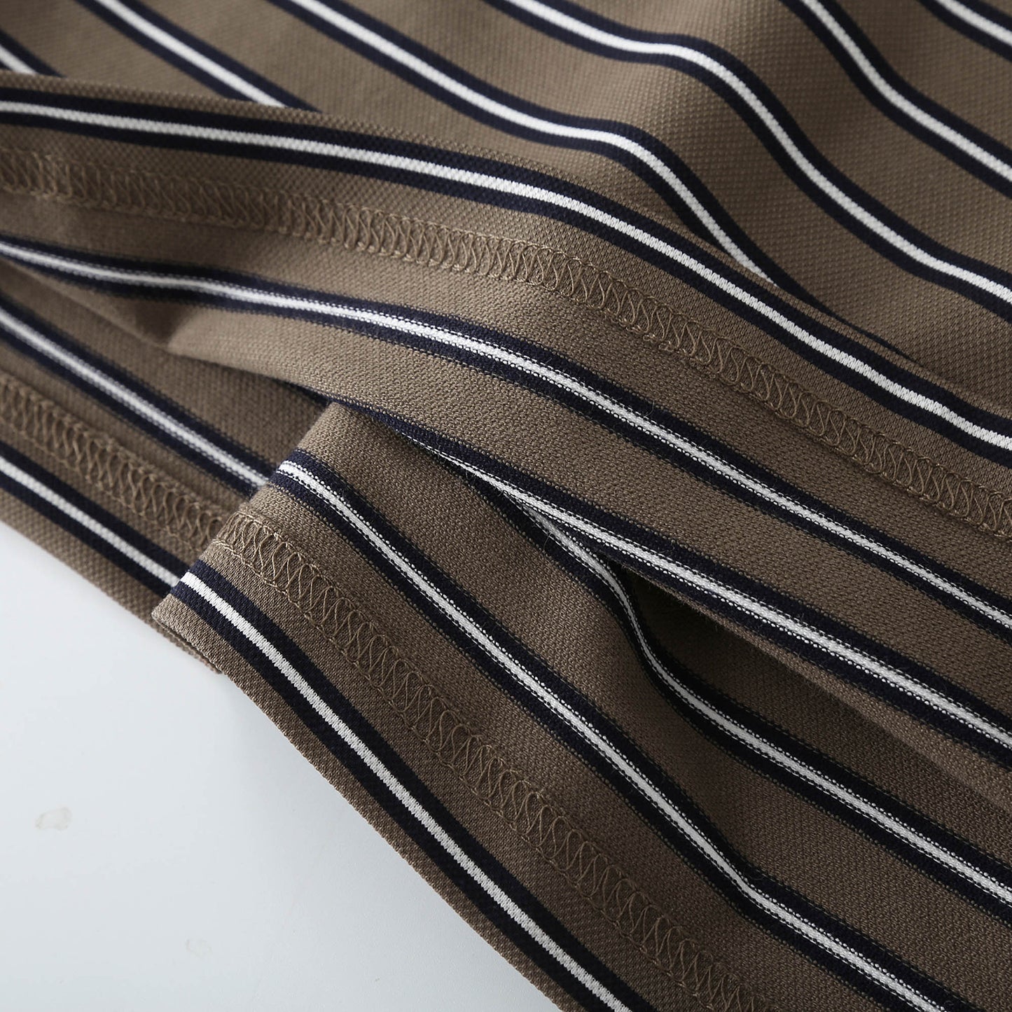 Striped polo shirt