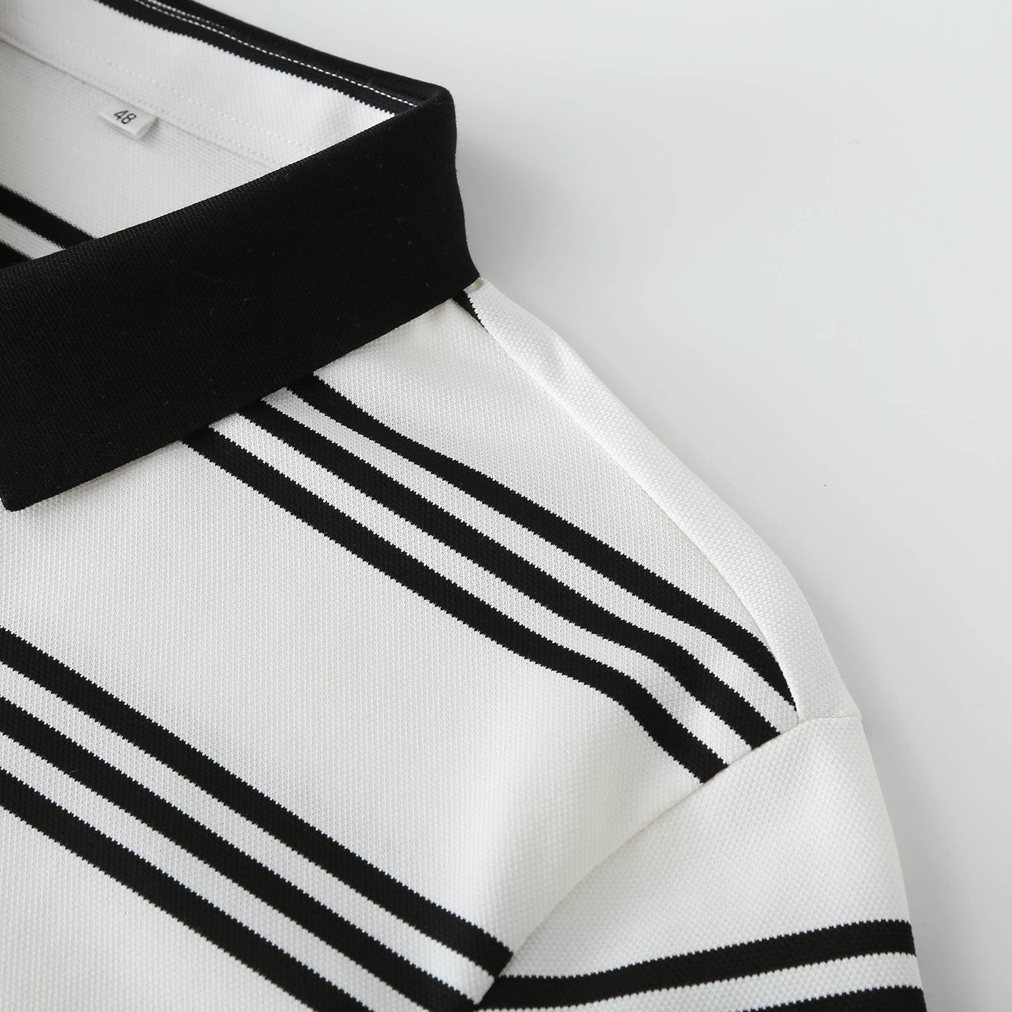 Striped polo shirt