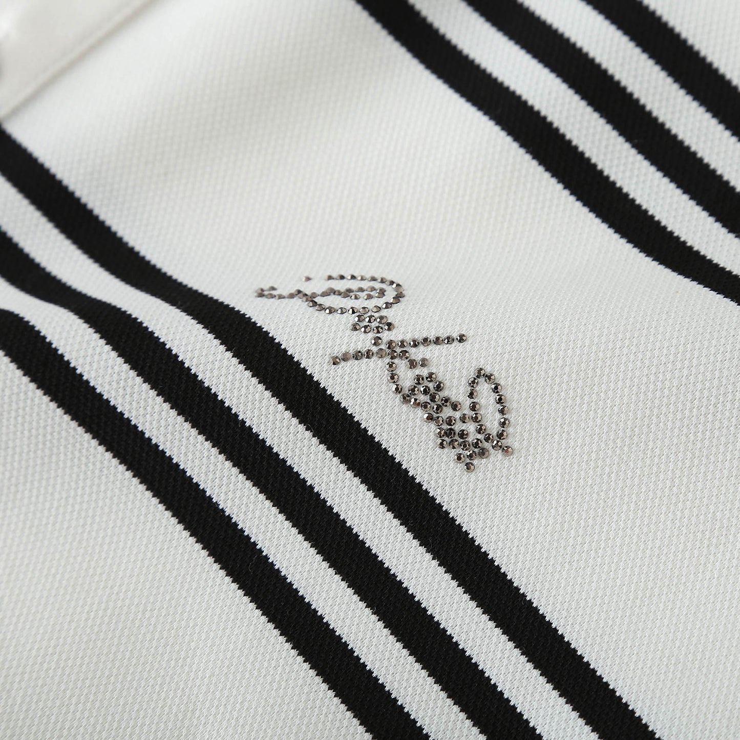 Striped polo shirt