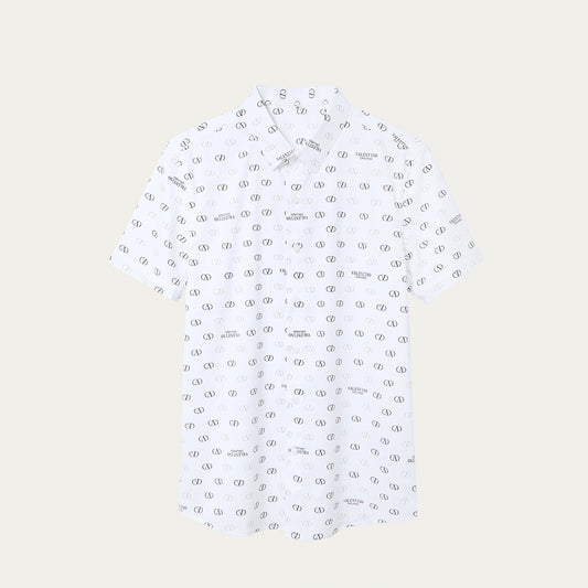 White flower shirt