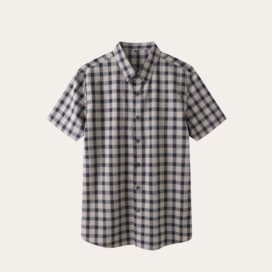 Grey checkered shirt