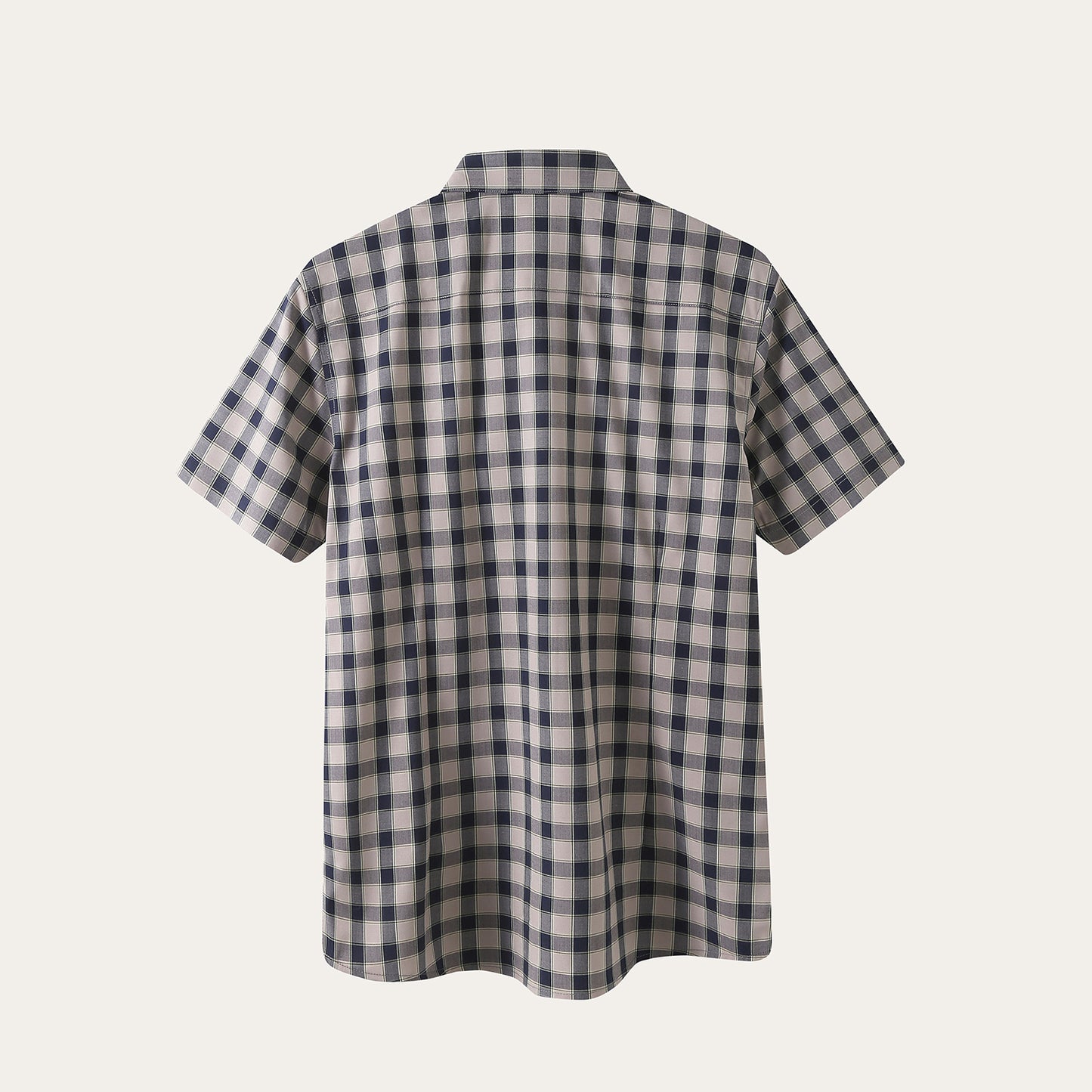 Grey checkered shirt