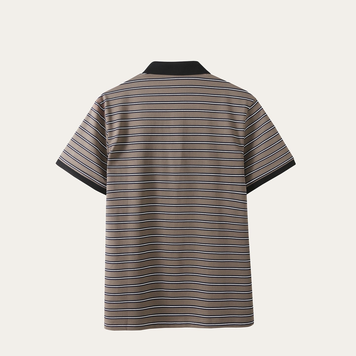 Striped polo shirt