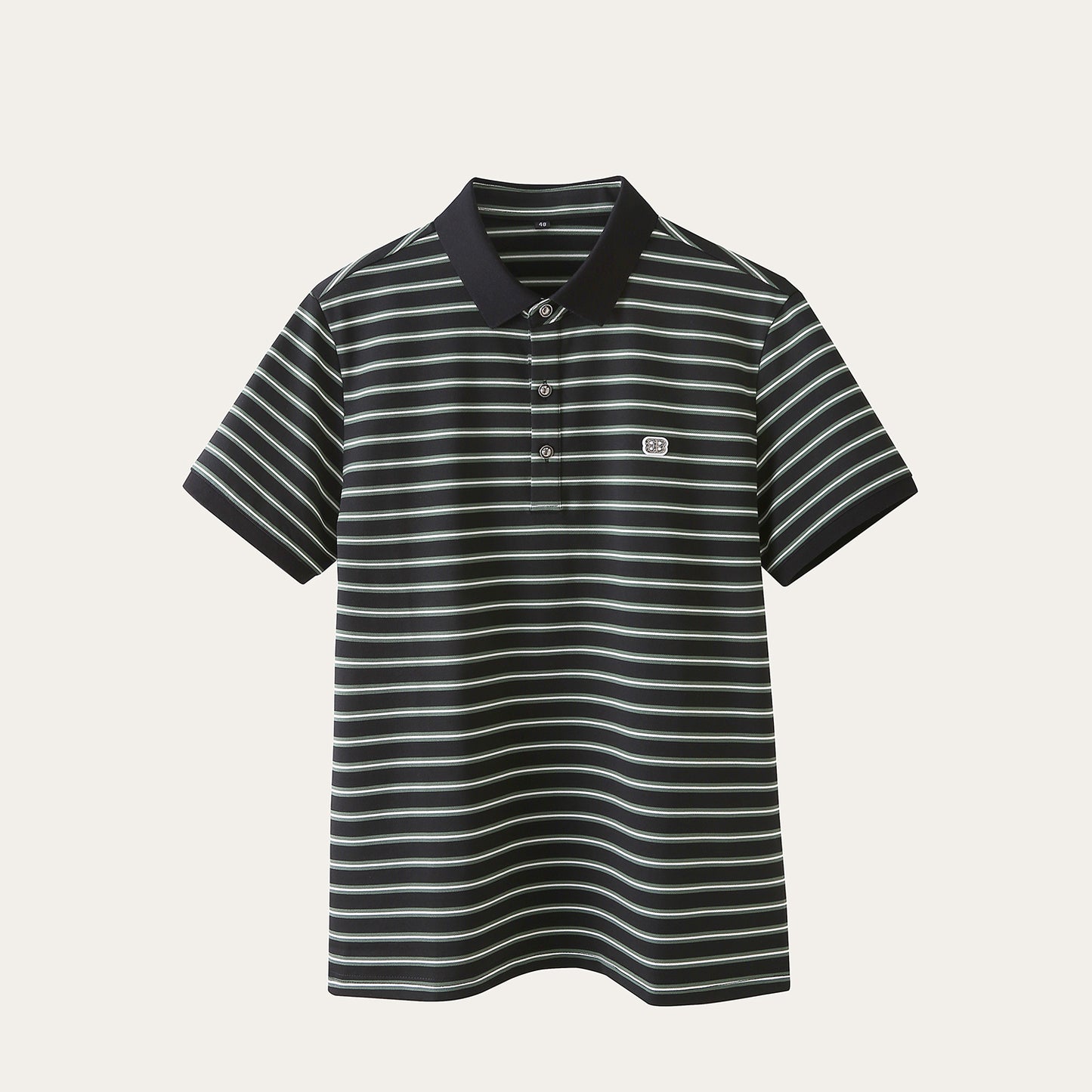 Striped polo shirt